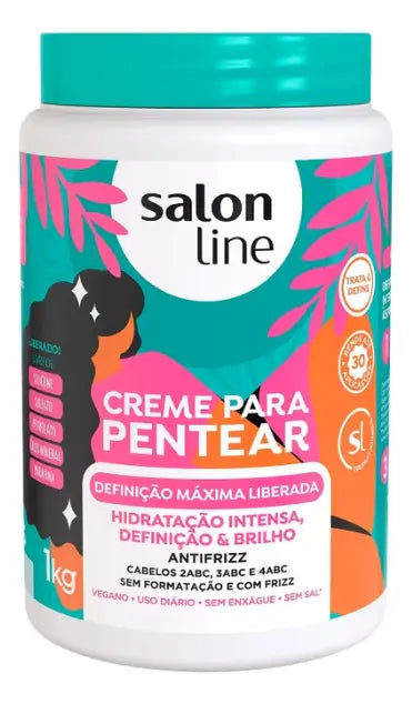 Salon Line Creme Para Pentear: Definição Máxima Liberada (1Kg) Oferta!
